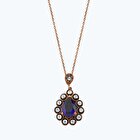 Elmas Safir Damla Kolye