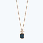 Pırlanta Londan Blue Topaz Emerald Kolye
