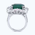 Pırlanta Zümrüt Emerald Kesim Yüzük