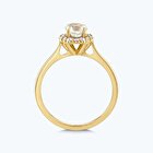 Pırlanta Topaz Vintage Yüzük