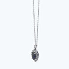 Pırlanta Safir Oval Kolye