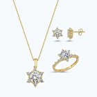 Altın Üçlü Lotus Set