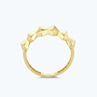 Altın Bombeli Badem Yüzük