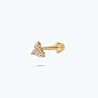 Altın Tragus Üçgen Piercing