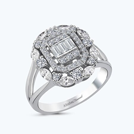 Pırlanta Baget Yüzük