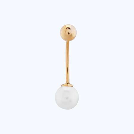 Altın Top Göbek Piercing
