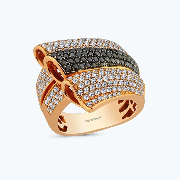 2.21 Karat Siyah Pırlanta Yüzük