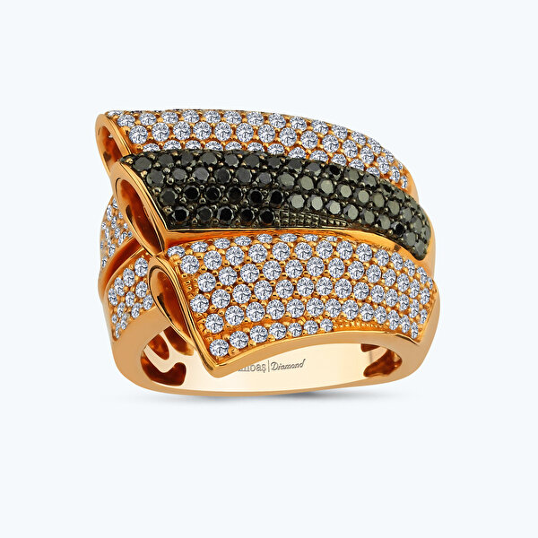 2.21 Karat Siyah Pırlanta Yüzük