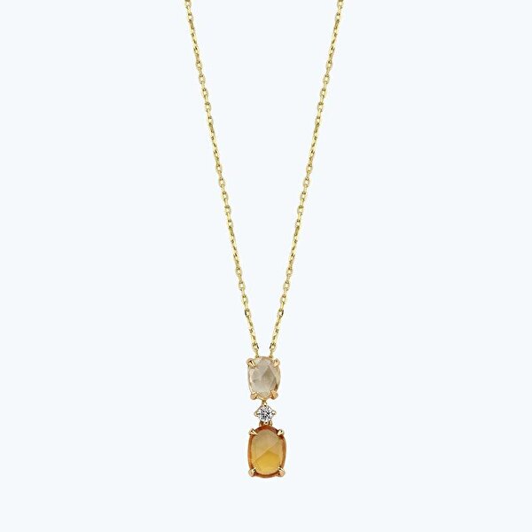 0.03 Karat Pırlanta Unique Kolye
