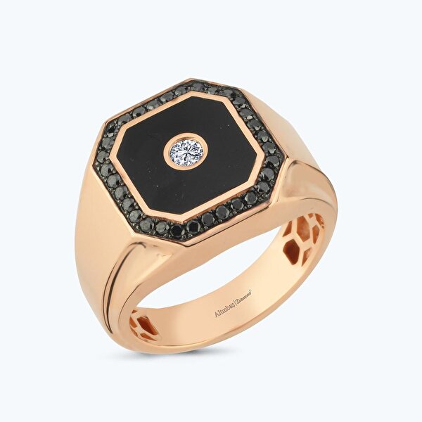 0.46 Karat Pırlanta Erkek Yüzük