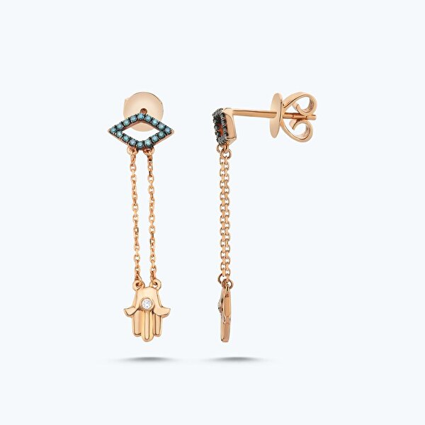 0.14 Karat Pırlanta All Eyes On You Küpe