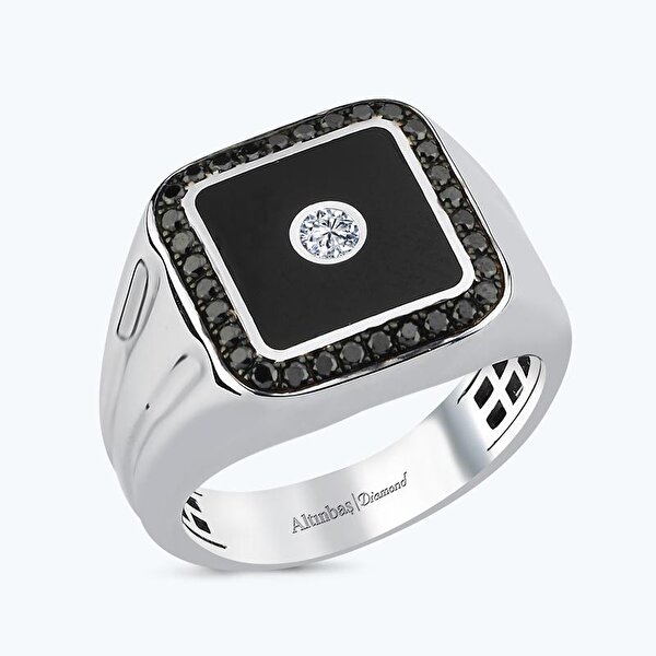 0.45 Karat Pırlanta Erkek Yüzük