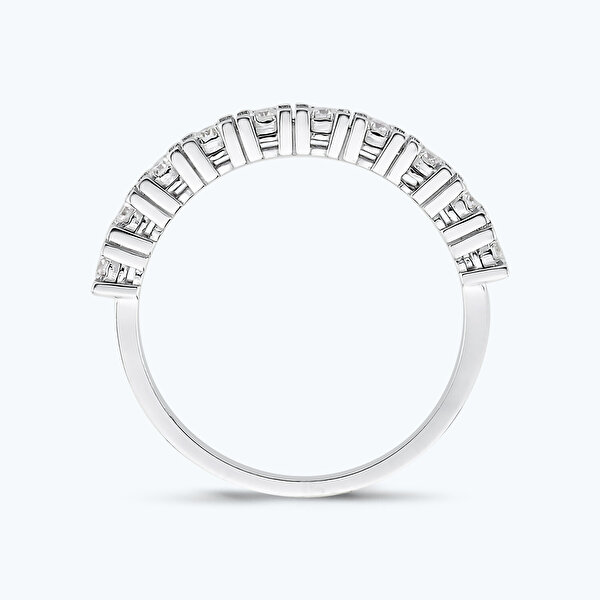 0.13 Karat Pırlanta Yarımtur Yüzük