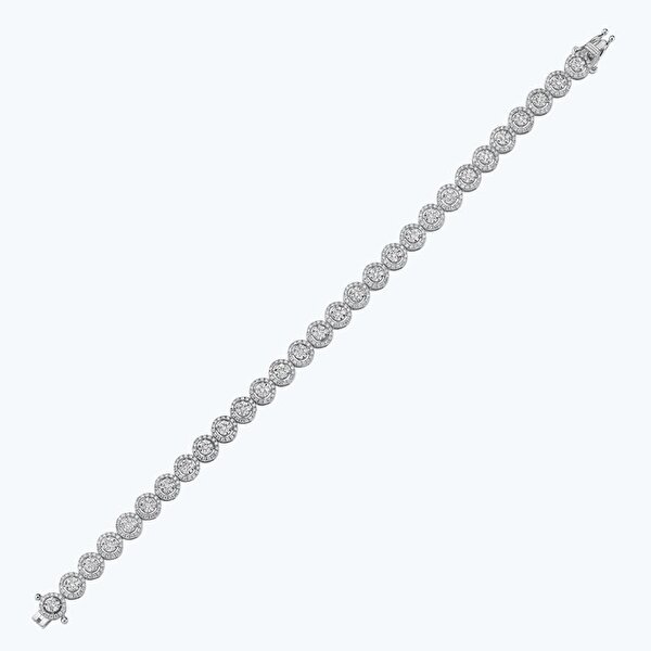 5.33 Karat Pırlanta Su Yolu Bileklik