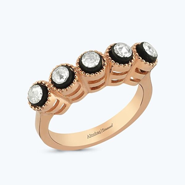 0.42 Karat Elmas Beştaş Yüzük