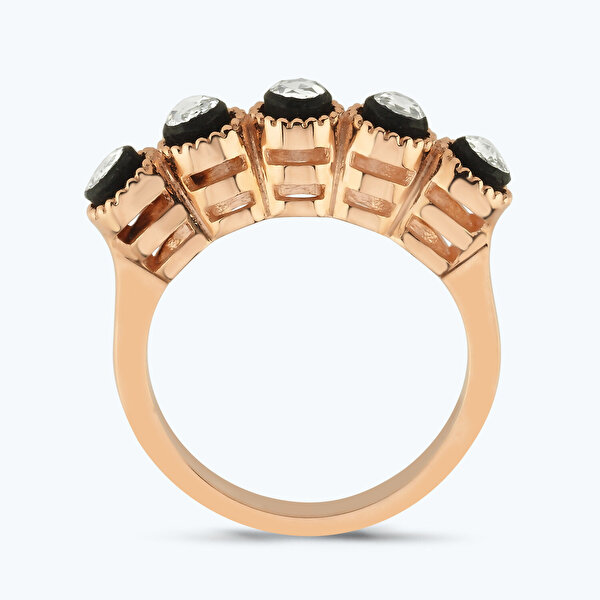 0.42 Karat Elmas Beştaş Yüzük