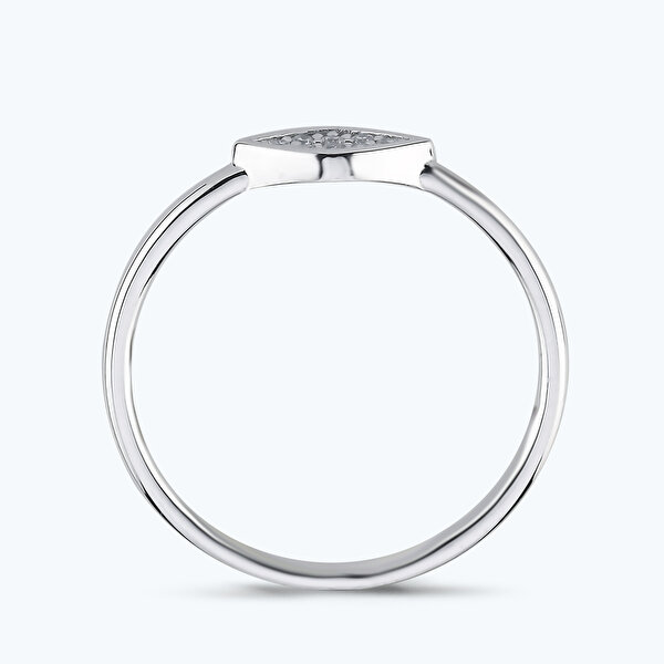 0.04 Karat Pırlanta Göz Yüzük