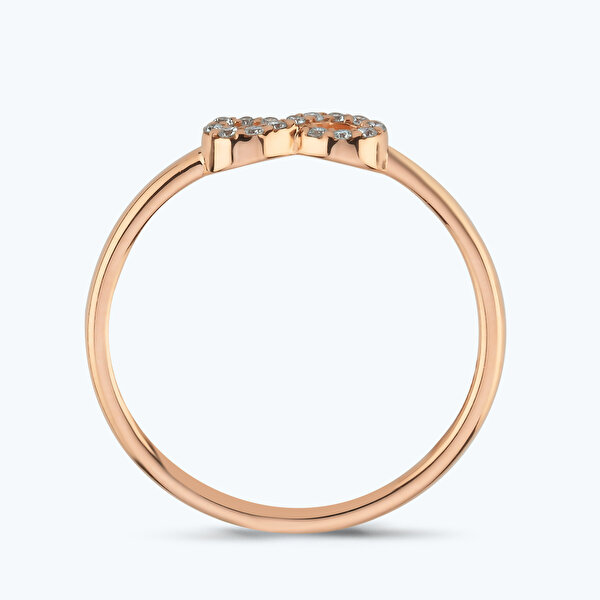 0.07 Karat Pırlanta Sonsuzluk Yüzük