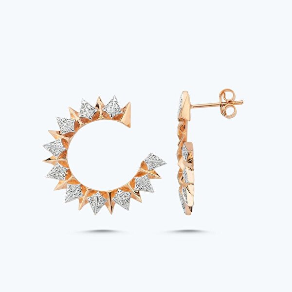 0.33 Karat Pırlanta Küpe