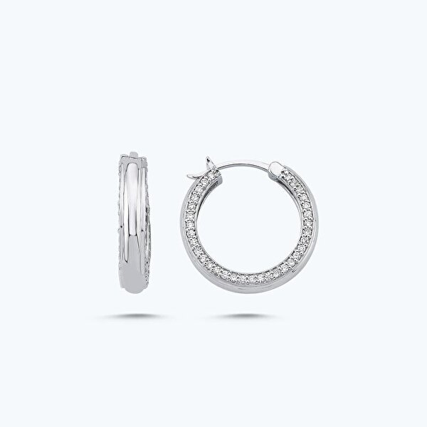 0.72 Karat Pırlanta Halka Küpe