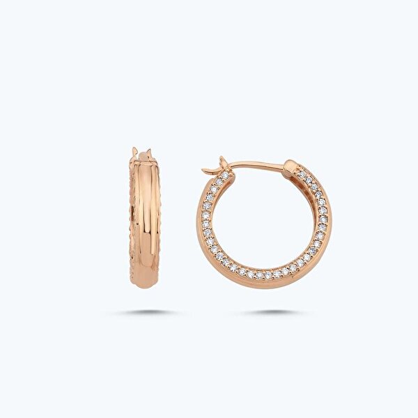 0.72 Karat Pırlanta Halka Küpe