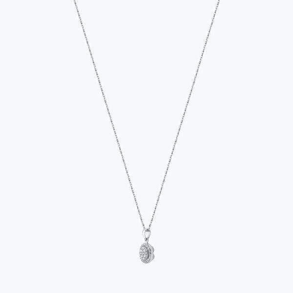0.19 Karat Pırlanta Bouquet Kolye