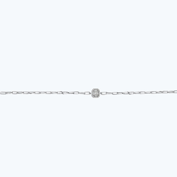0.20 Karat Pırlanta Baget Bileklik