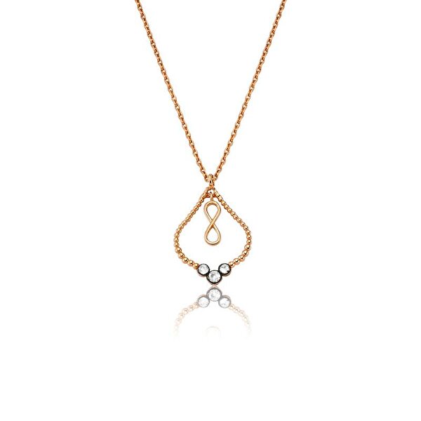 0.04 Karat Elmas Sonsuzluk Kolye