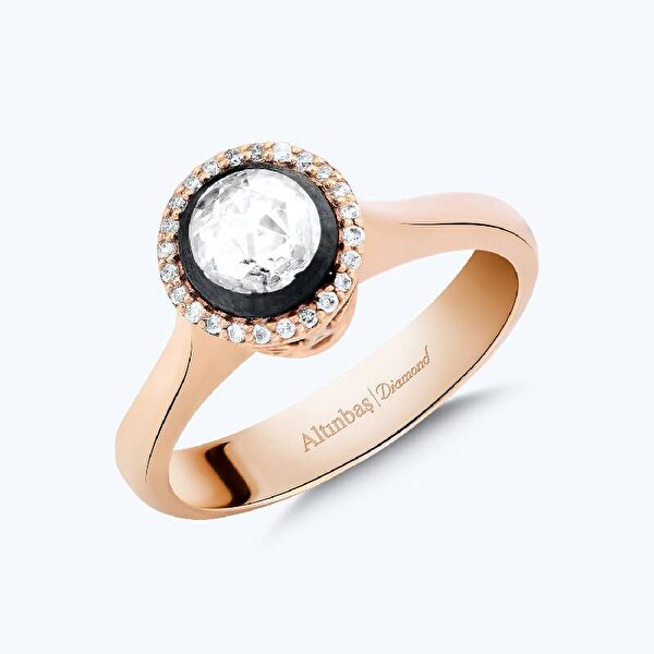 0.45 Karat Elmas Tektaş Yüzük