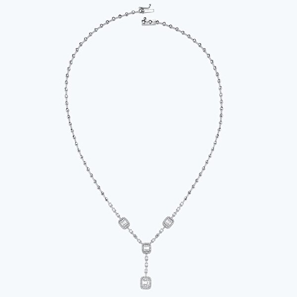 1.12 Karat Pırlanta Baget Gerdanlık