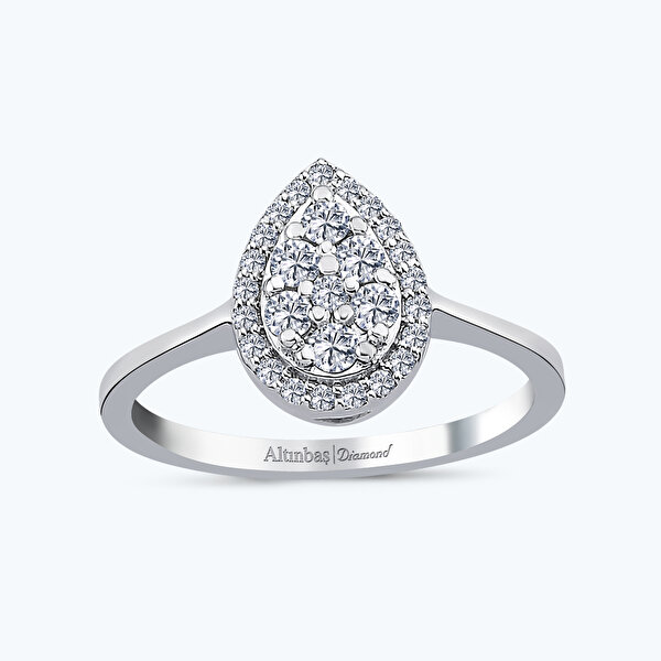 Pırlanta Damla Yüzük