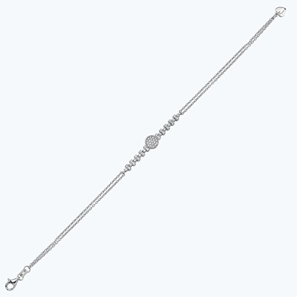 0.33 Karat Pırlanta Yuvarlak Bileklik