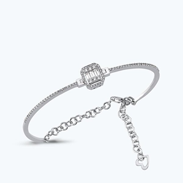 0.64 Karat Pırlanta Baget Bilezik