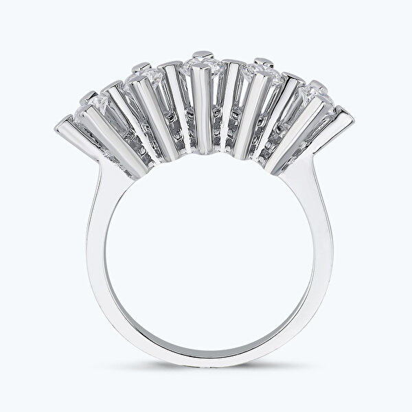 0.91 Karat Pırlanta Beştaş Yüzük