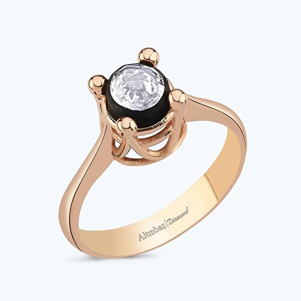 0.07 Karat Elmas Tektaş Yüzük