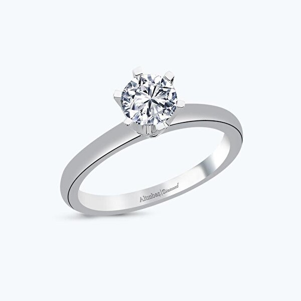 0.83 Karat Pırlanta Tektaş Yüzük