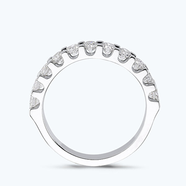 0.99 Karat Pırlanta Yarımtur Yüzük