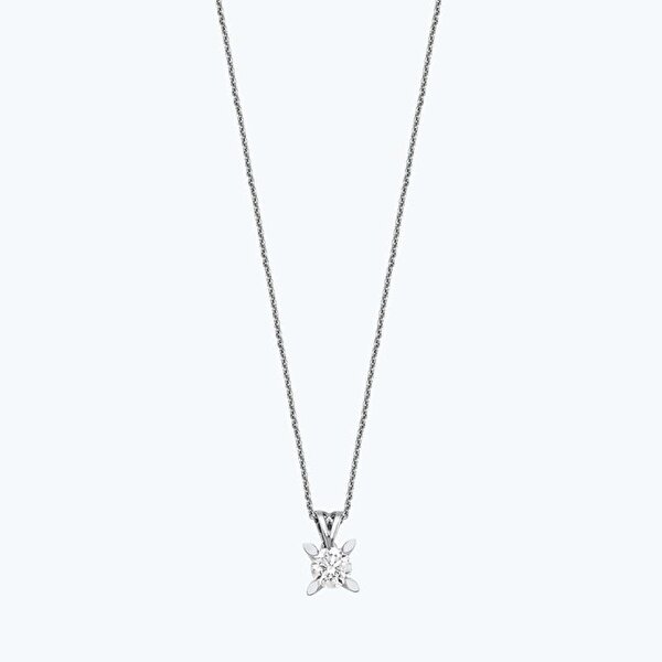 Pırlanta Tektaş Kolye