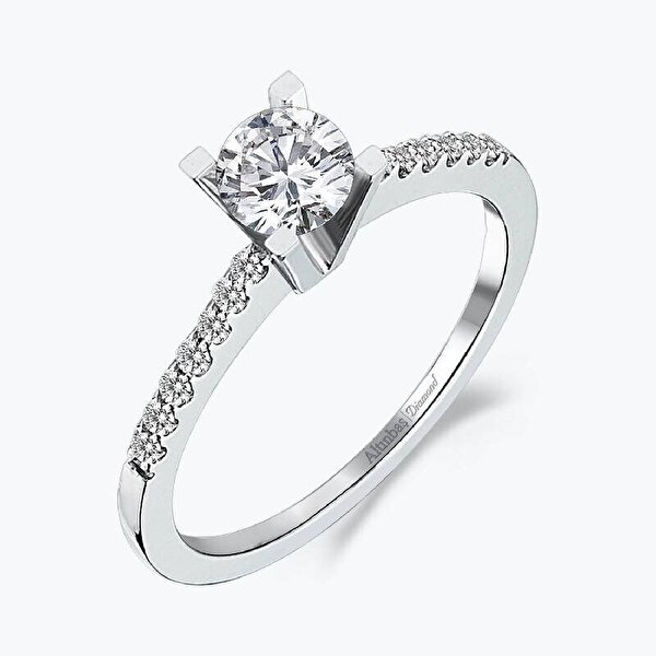 0.39 Karat Pırlanta Tektaş Yüzük