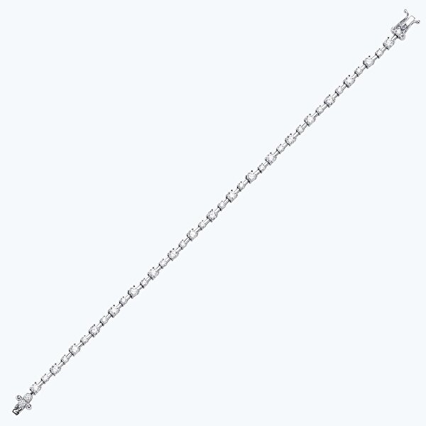 4.90 Karat Pırlanta Su Yolu Bileklik