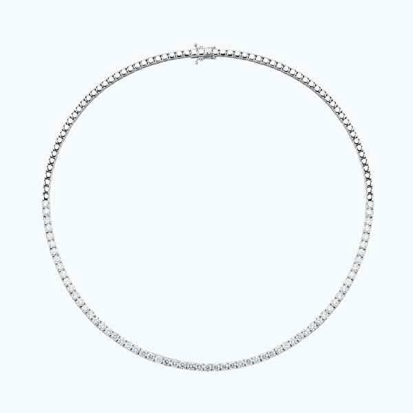 8.55 Karat Pırlanta Su Yolu Gerdanlık