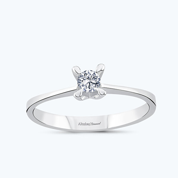 0.15 Karat Pırlanta Tektaş Yüzük