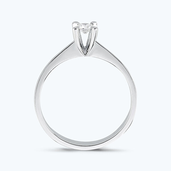 0.15 Karat Pırlanta Tektaş Yüzük