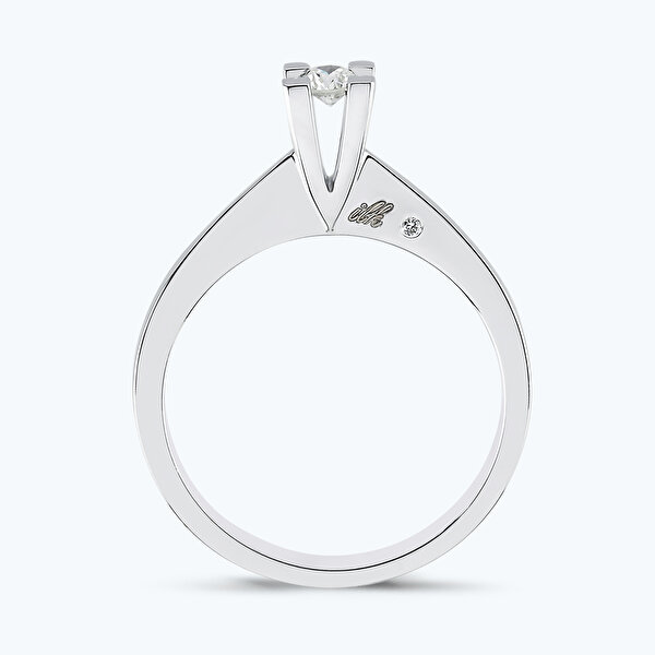 0.10 Karat Pırlanta Tektaş Yüzük