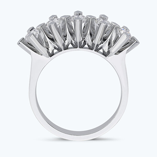 0.93 Karat Pırlanta Beştaş Yüzük