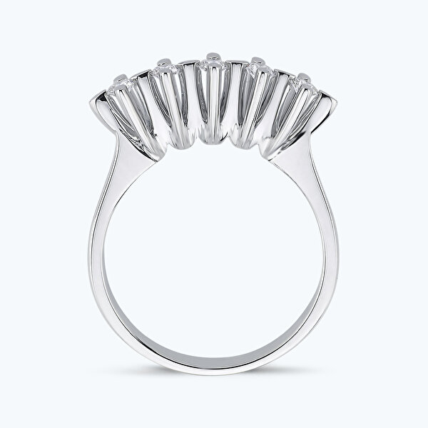 0.25 Karat Pırlanta Beştaş Yüzük