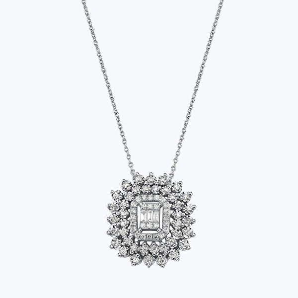 0.42 Karat Pırlanta Baget Yüzük