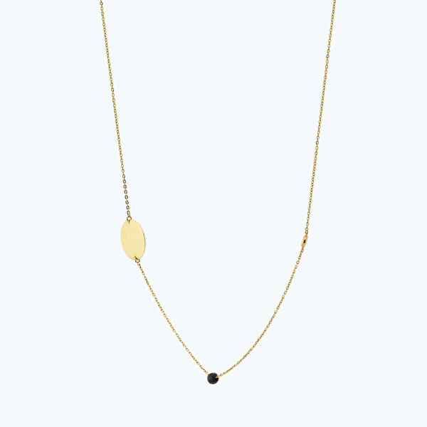 0.02 Karat Pırlanta Spinel Taşlı Kolye