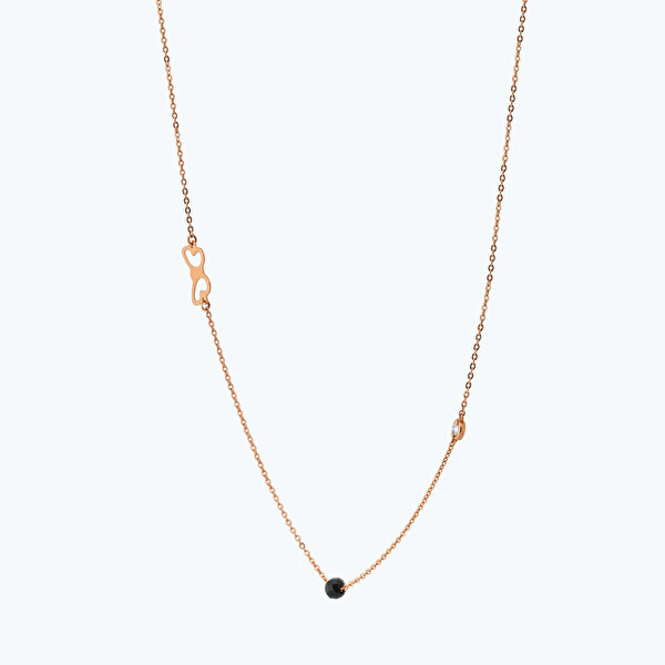 Pırlanta Spinel Taşlı Kelebek Kolye