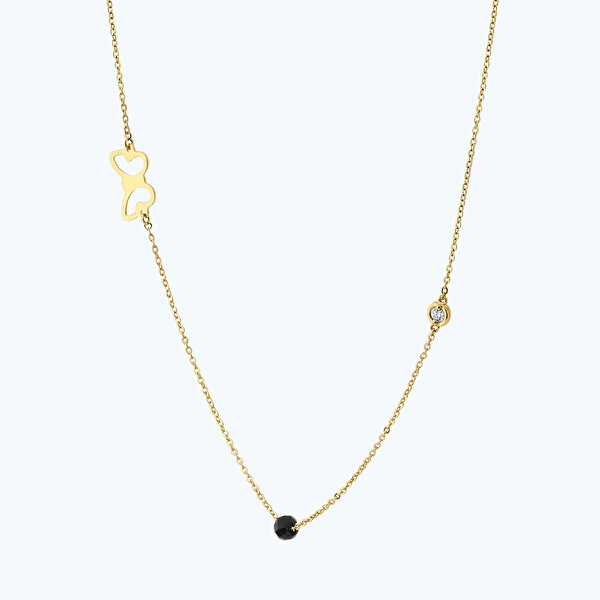 Pırlanta Spinel Taşlı Kelebek Kolye